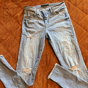 Flying monkey mid rise ankle skinny size 27